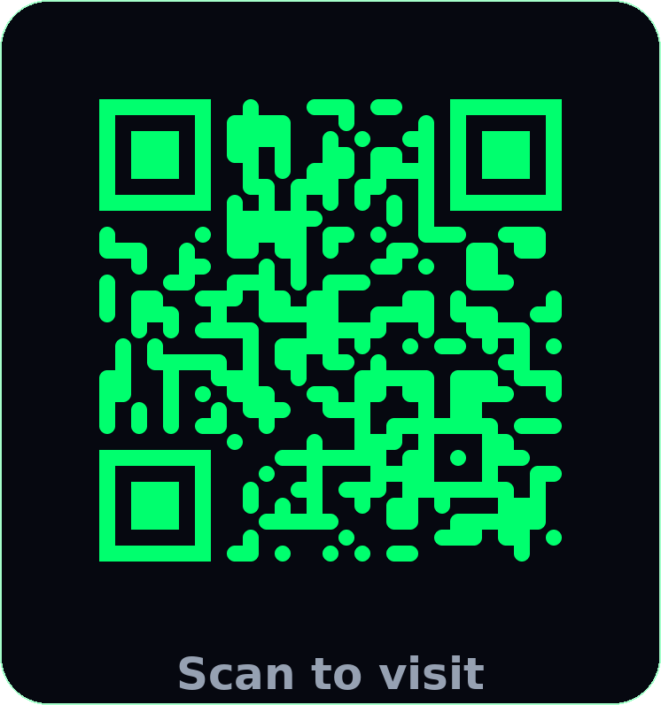 QR code — scan to visit klaudefuelgauge.com